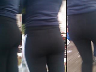 Hot Teenager Upon Clouded Leggings Fat Booty